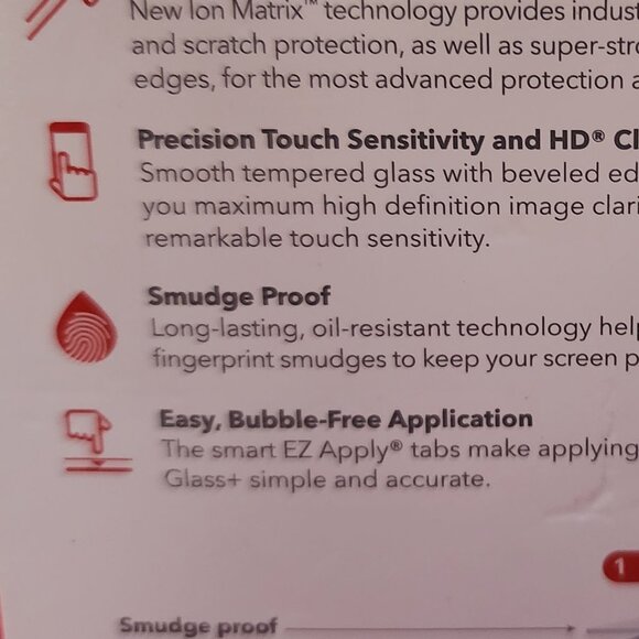 Invisible Shield Glass+ Extreme Impact and Scratch Screen Protector for iPhone X - Picture 9 of 16
